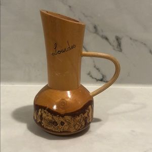 Wooden small vase